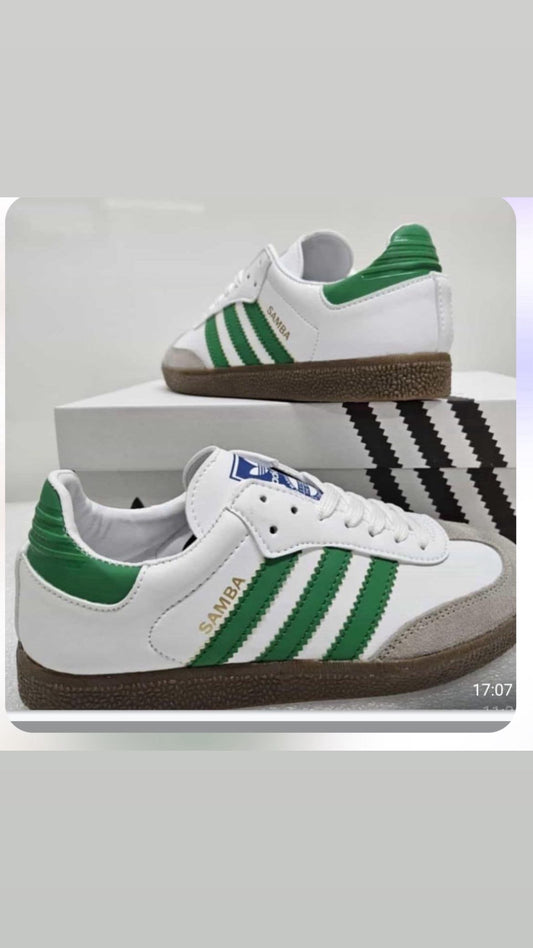 Samba blanco con verde